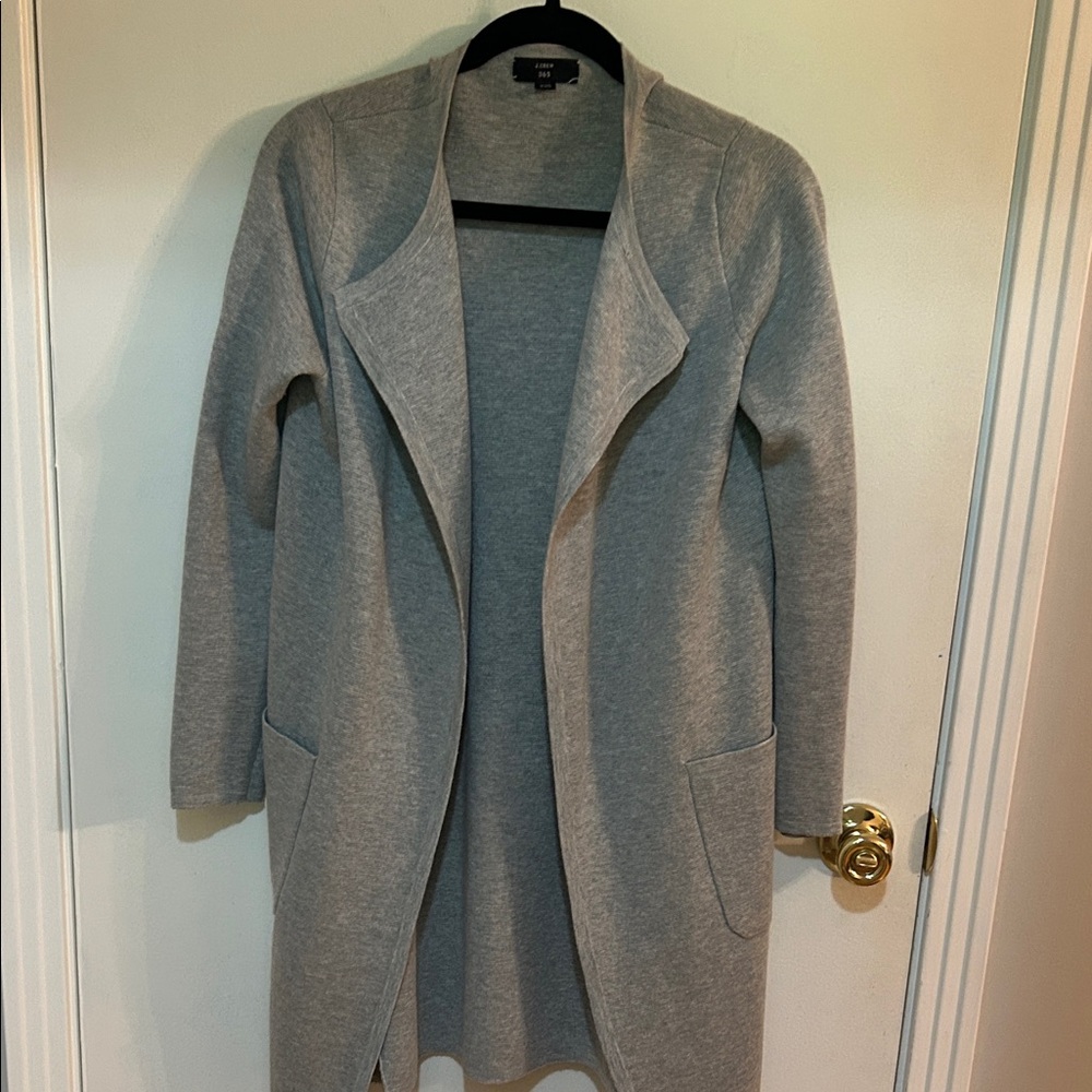 J. Crew Open-Front Women’s Sweater Cardigan - Gray